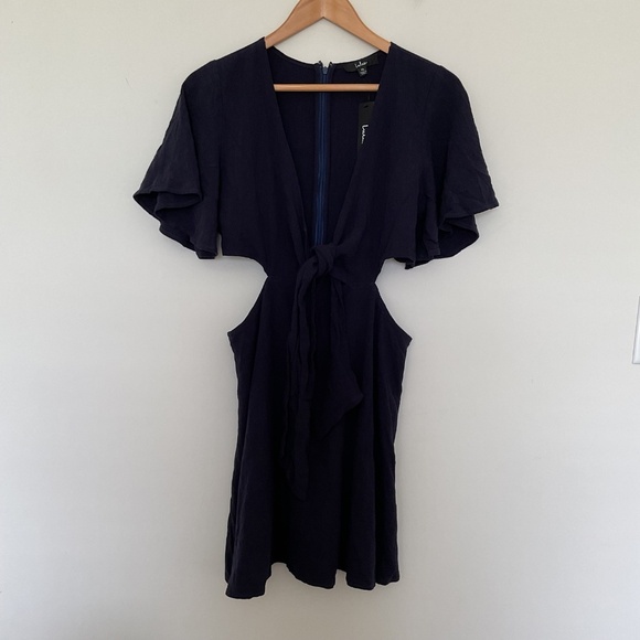 Lulu's Black Mini Dress - Picture 2 of 13